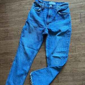 Abercrombie 90s Straight Ultra High Rise Curve Love 25s